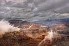 Mist and clouds, Grand Canyon National Park, Arizona Art Print